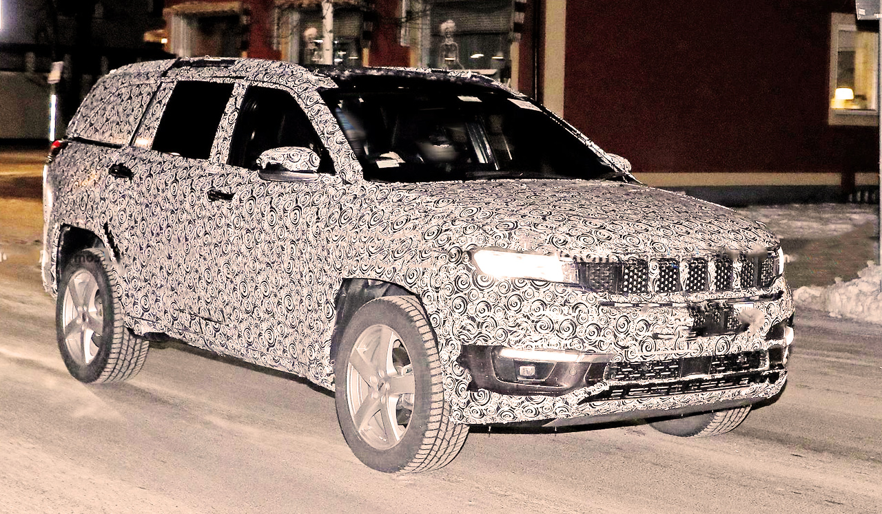 Шпионы поймали в объективы семиместный Jeep Compass - Колумб Трейд Украина Шпионы поймали в объективы семиместный Jeep Compass - Колумб Трейд