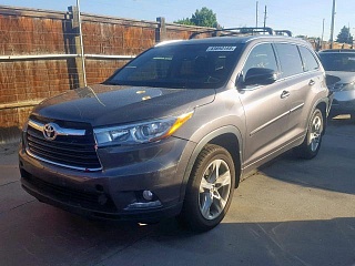 TOYOTA HIGHLANDER LIMITED 2016